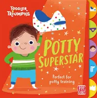 Toddler Triumphs: Potty Superstar - O carte de antrenament la oliță pentru băieți - Toddler Triumphs: Potty Superstar - A potty training book for boys