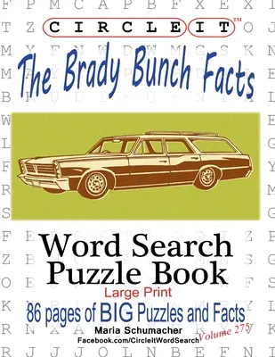 Circle It, The Brady Bunch fapte, căutare prin cuvinte, carte puzzle - Circle It, The Brady Bunch Facts, Word Search, Puzzle Book