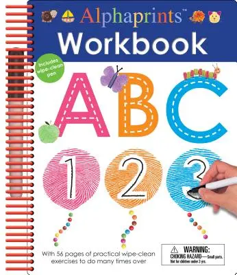 Alphaprints: Cărticică de lucru curățabilă ABC - Alphaprints: Wipe Clean Workbook ABC