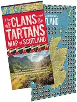 Harta clanurilor și tartanurilor din Scoția - Clans and Tartans Map of Scotland