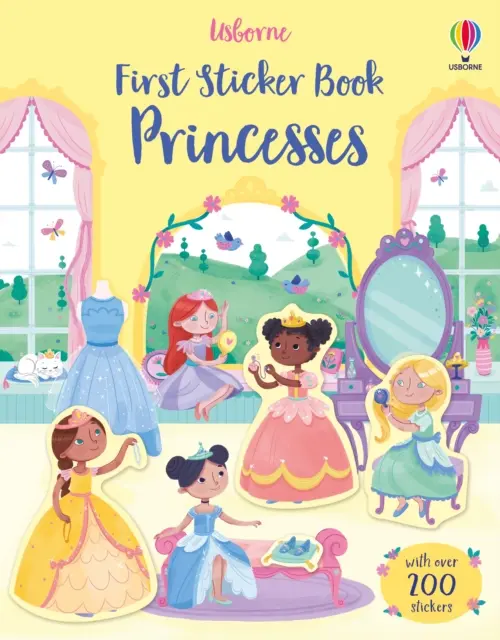 Prima carte de autocolante Prințese - First Sticker Book Princesses