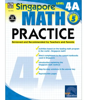 Math Practice, Grade 5: Revizuit și recomandat de profesori și părinți - Math Practice, Grade 5: Reviewed and Recommended by Teachers and Parents
