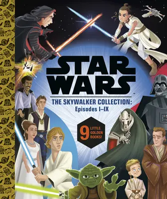 Star Wars Episoadele I - IX: O mică colecție de cărți de aur (Star Wars) - Star Wars Episodes I - IX: A Little Golden Book Collection (Star Wars)
