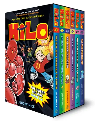 Hilo: Marea cutie mare (Cărțile 1-6) - Hilo: The Great Big Box (Books 1-6)