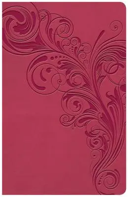 KJV Large Print Personal Size Reference Bible, Pink Leathertouch Indexată - KJV Large Print Personal Size Reference Bible, Pink Leathertouch Indexed