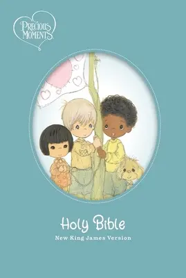 Nkjv, Precious Moments Small Hands Bible, Teal, Hardcover, Comfort Print: Sfânta Biblie, Noua versiune King James - Nkjv, Precious Moments Small Hands Bible, Teal, Hardcover, Comfort Print: Holy Bible, New King James Version