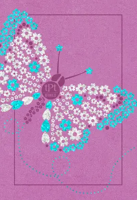 Noul Testament tradus după pasiune (ediția 2020) fluture pentru fete - The Passion Translation New Testament (2020 Edition) Youth Girls Butterfly