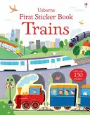 Prima carte de abțibilduri Trenuri - First Sticker Book Trains
