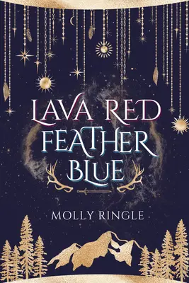 Lava Roșu Pană Albastră - Lava Red Feather Blue