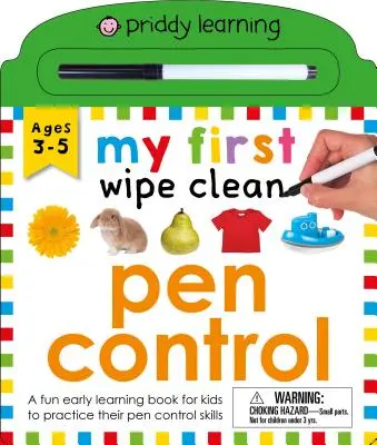 Primul meu Wipe Clean: Controlul stiloului: O carte amuzantă de învățare timpurie pentru copii pentru a-și exersa abilitățile de control al stiloului - My First Wipe Clean: Pen Control: A Fun Early Learning Book for Kids to Practice Their Pen Control Skills