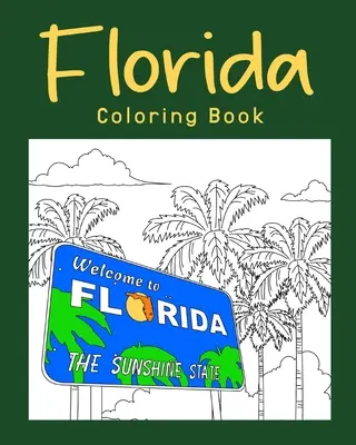 Florida carte de colorat - Florida Coloring Book