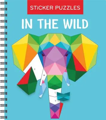Brain Games - Sticker by Letter: În sălbăticie (Sticker Puzzles - Carte de activități pentru copii) - Brain Games - Sticker by Letter: In the Wild (Sticker Puzzles - Kids Activity Book)