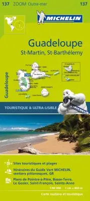Michelin Zoom Guadelupa Hartă 137 - Michelin Zoom Guadeloupe Map 137