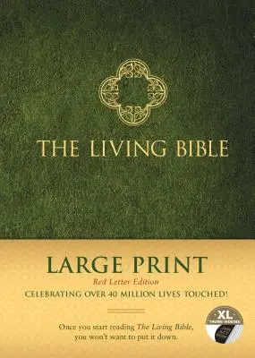 The Living Bible ediție cu litere roșii și tipar mare - The Living Bible Large Print Red Letter Edition