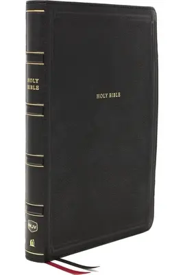 Nkjv, Biblia de referință Deluxe Thinline, Leathersoft, neagră, indexată cu degetul mare, ediție cu litere roșii, imprimare confortabilă: Sfânta Biblie, Noua versiune King James - Nkjv, Deluxe Thinline Reference Bible, Leathersoft, Black, Thumb Indexed, Red Letter Edition, Comfort Print: Holy Bible, New King James Version