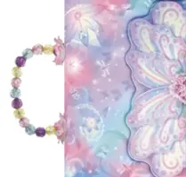 Biblie compactă pentru copii-ICB-Glitter Wings Beaded Jeweled Handle - Compact Kids Bible-ICB-Glitter Wings Beaded Jeweled Handle