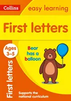 Primele litere 3-5 ani - Ideal pentru învățarea acasă - First Letters Ages 3-5 - Ideal for Home Learning