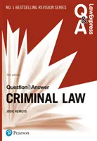 Întrebări și răspunsuri Law Express: Drept penal, ediția a 5-a - Law Express Question and Answer: Criminal Law, 5th edition