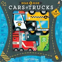 Read & Ride: Cars & Trucks: 4 cărți de carton în interior! (Carte jucărie pentru copii, Carte pentru copii despre camioane și mașini - Read & Ride: Cars & Trucks: 4 Board Books Inside! (Toy Book for Children, Kids Book about Trucks and Cars