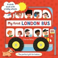 Prima mea carte de pluș cu autobuzul din Londra - My First London Bus Cloth Book