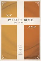 KJV, Amplified, Biblie paralelă, tipar mare, copertă cartonată, Red Letter Edition: Două versiuni ale Bibliei împreună pentru studiu și comparare - KJV, Amplified, Parallel Bible, Large Print, Hardcover, Red Letter Edition: Two Bible Versions Together for Study and Comparison
