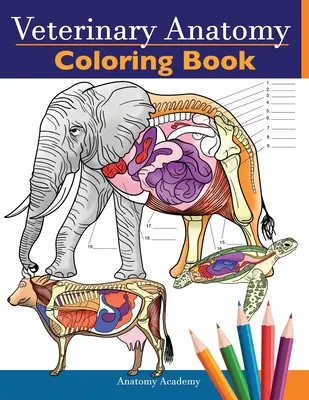 Anatomie veterinară Carte de colorat: Animals Physiology Self-Quiz Color Workbook for Studying and Relaxation Cadou perfect pentru studenții veterinari și chiar adulți - Veterinary Anatomy Coloring Book: Animals Physiology Self-Quiz Color Workbook for Studying and Relaxation Perfect gift For Vet Students and even Adult