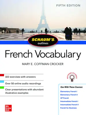Schaum's Outline of French Vocabulary, ediția a cincea - Schaum's Outline of French Vocabulary, Fifth Edition
