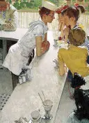 Norman Rockwell's the Soda Jerk din Saturday Evening Post Notebook - Norman Rockwell's the Soda Jerk from the Saturday Evening Post Notebook