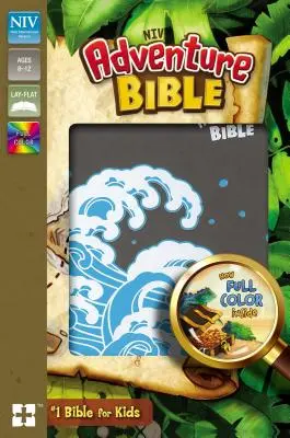 Niv, Biblia aventură, Leathersoft, Gri, Interior full color - Niv, Adventure Bible, Leathersoft, Gray, Full Color Interior