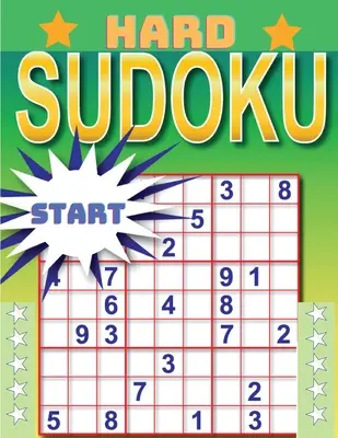 Carte de puzzle Sudoku greu - Hard Sudoku Puzzle Book