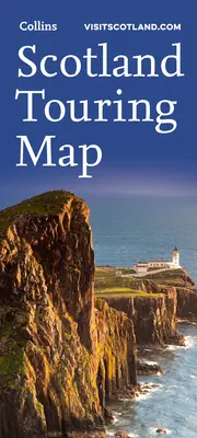 Hartă turistică a Scoției - Ideală pentru explorare - Scotland Touring Map - Ideal for Exploring