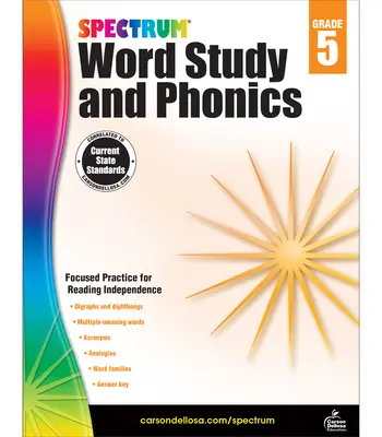 Spectrum Word Study and Phonics, clasa 5 - Spectrum Word Study and Phonics, Grade 5
