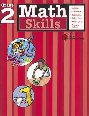 Abilități de matematică: Gradul 2 (Flash Kids Harcourt Family Learning) - Math Skills: Grade 2 (Flash Kids Harcourt Family Learning)