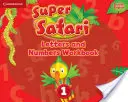 Caiet de lucru cu litere și numere Super Safari nivelul 1 - Super Safari Level 1 Letters and Numbers Workbook