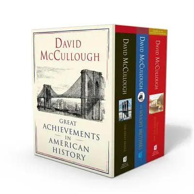 David McCullough: Mari realizări în istoria Americii: Marele Pod, Calea dintre Mări și Frații Wright (The Great Bridge, the Path Between the Seas, and the Wright Brothers) - David McCullough: Great Achievements in American History: The Great Bridge, the Path Between the Seas, and the Wright Brothers