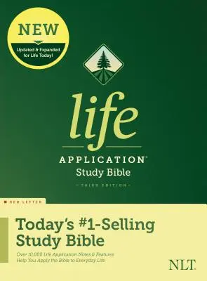 Biblia de studiu NLT Life Application, ediția a treia (litere roșii, copertă tare) - NLT Life Application Study Bible, Third Edition (Red Letter, Hardcover)