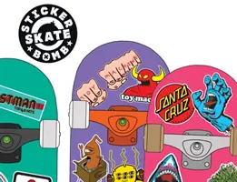 Stickerbomb Skateboard: 150 Abțibilduri clasice pentru skateboard (Studio Rarekwai (Srk)) - Stickerbomb Skateboard: 150 Classic Skateboard Stickers (Studio Rarekwai (Srk))