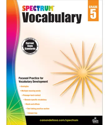 Spectrum Vocabulary, clasa 5 - Spectrum Vocabulary, Grade 5