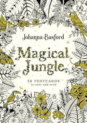 Jungla magică: 36 de cărți poștale de colorat și de trimis - Magical Jungle: 36 Postcards to Color and Send