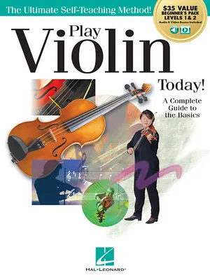 Play Violin Today! Beginner's Pack: Method Books for Levels 1 & 2 Plus Online Audio & Video Access