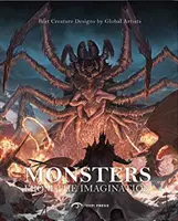 Monștri ai imaginației: Cele mai bune desene de creaturi realizate de artiști globali - Monsters of the Imagination: Best Creature Designs by Global Artists