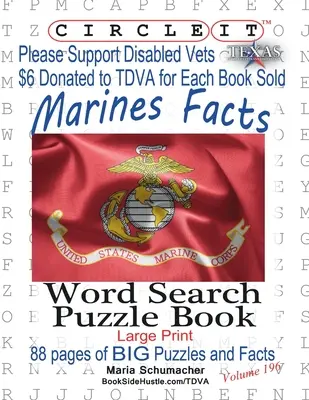 Circle It, US Marine Corps Facts, Căutare în cuvinte, Carte puzzle - Circle It, US Marine Corps Facts, Word Search, Puzzle Book