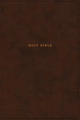 Nkjv, Biblie de referință, Classic Verse-By-Verse, cu coloană centrală, Leatheroft, maro, ediție cu litere roșii, Comfort Print - Nkjv, Reference Bible, Classic Verse-By-Verse, Center-Column, Leathersoft, Brown, Red Letter Edition, Comfort Print
