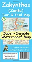 Zakynthos (Zante) Circuit și traseu Super-Durable Map - Zakynthos (Zante) Tour & Trail Super-Durable Map
