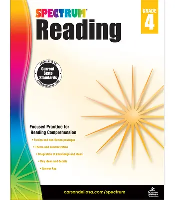 Spectrum Reading Workbook, clasa 4 - Spectrum Reading Workbook, Grade 4