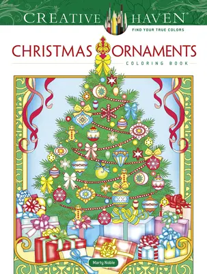 Carte de colorat Creative Haven - Ornamente de Crăciun - Creative Haven Christmas Ornaments Coloring Book