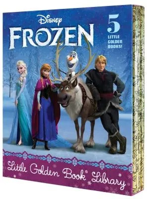 Biblioteca Frozen Little Golden Book (Disney Frozen): Frozen; Un nou prieten ren; Ziua perfectă a lui Olaf; Cea mai frumoasă aniversare; Olaf așteaptă primăvara - Frozen Little Golden Book Library (Disney Frozen): Frozen; A New Reindeer Friend; Olaf's Perfect Day; The Best Birthday Ever; Olaf Waits for Spring