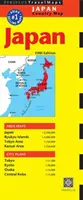 Harta de călătorie a Japoniei ediția a cincea - Japan Travel Map Fifth Edition