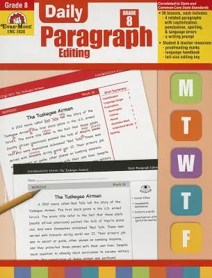 Editarea zilnică a paragrafelor, clasa 8 - Daily Paragraph Editing Grade 8