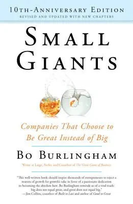 Small Giants: Companiile care aleg să fie mari în loc de mari - Small Giants: Companies That Choose to Be Great Instead of Big